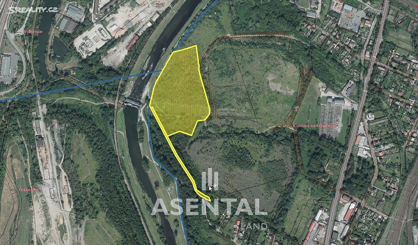Prodej  pozemku 45 563 m², Ostrava - Petřkovice, okres Ostrava-město