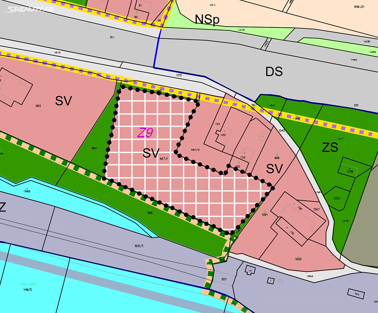 Prodej  stavebního pozemku 1 077 m², Polom, okres Přerov