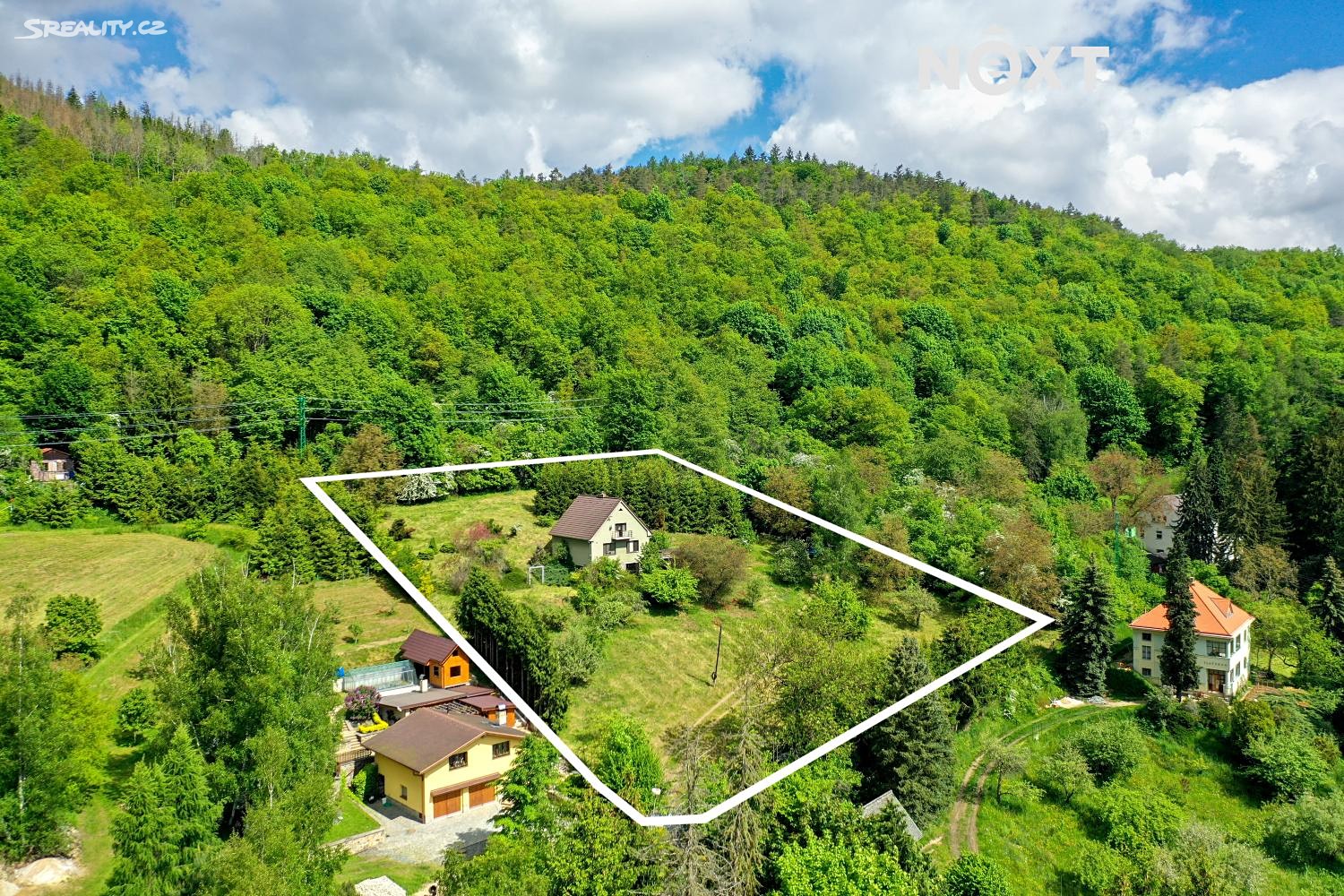 Prodej  stavebního pozemku 5 380 m², K Vlkančicům, Sázava - Černé Budy