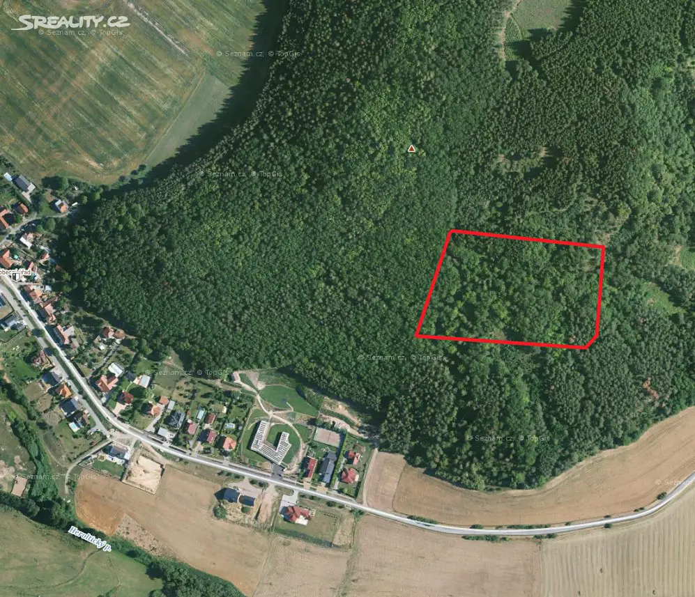 Prodej  lesa 1 682 m², Březina, okres Brno-venkov