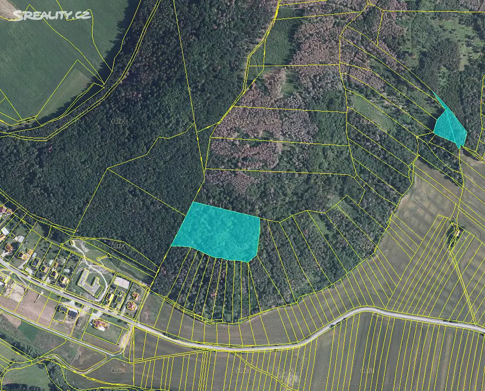 Prodej  lesa 1 682 m², Březina, okres Brno-venkov