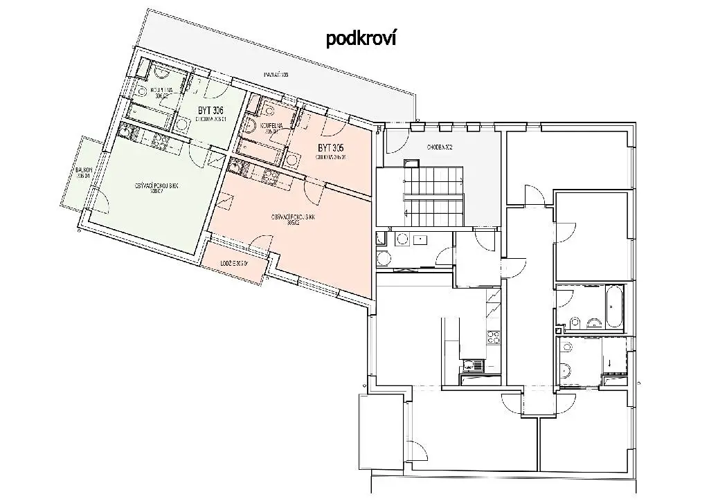 Pronájem bytu 1+kk 35 m², Holzova, Brno - Líšeň