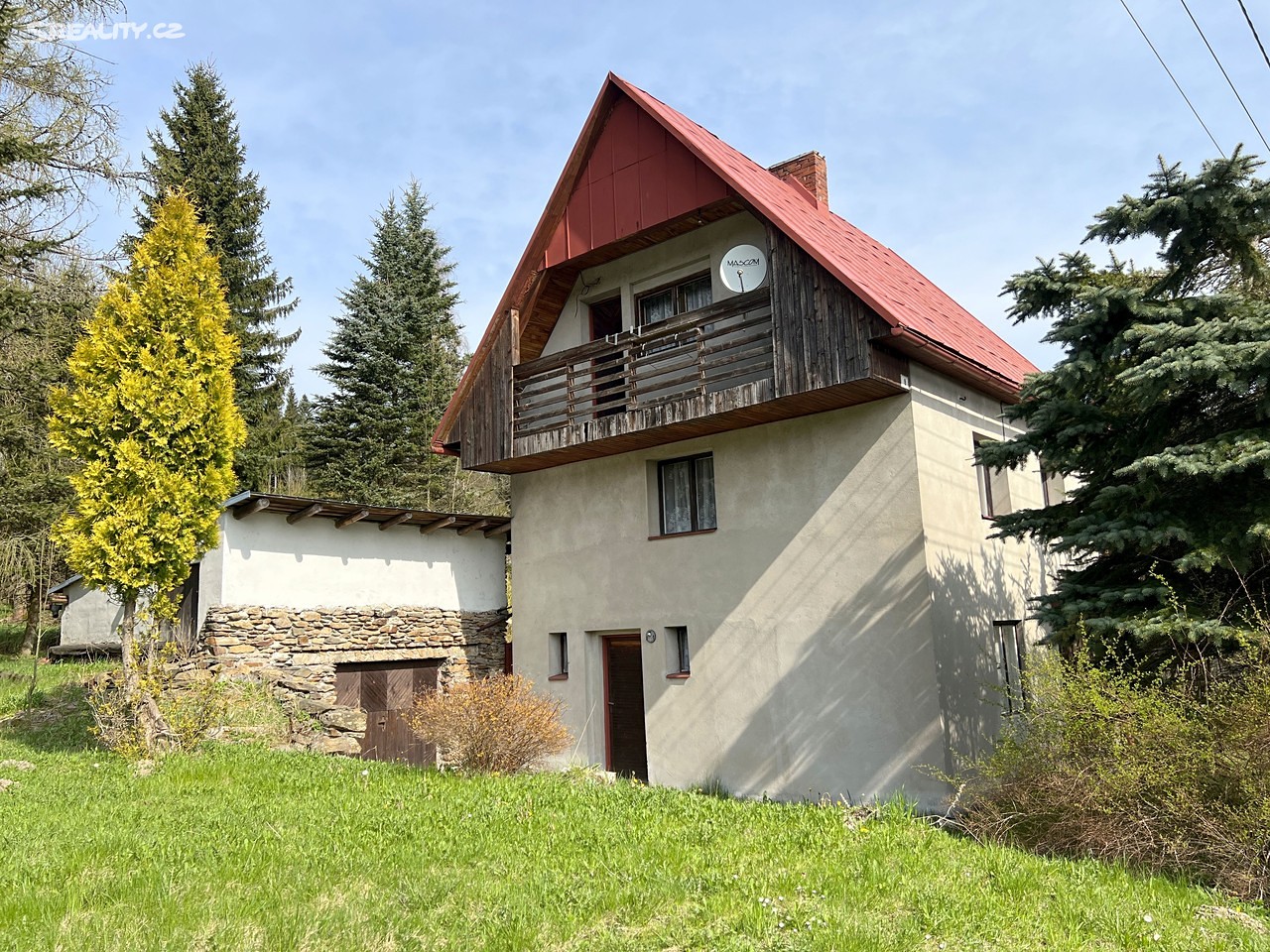 Prodej  chaty 86 m², pozemek 86 m², Kryštofovy Hamry - Černý Potok, okres Chomutov