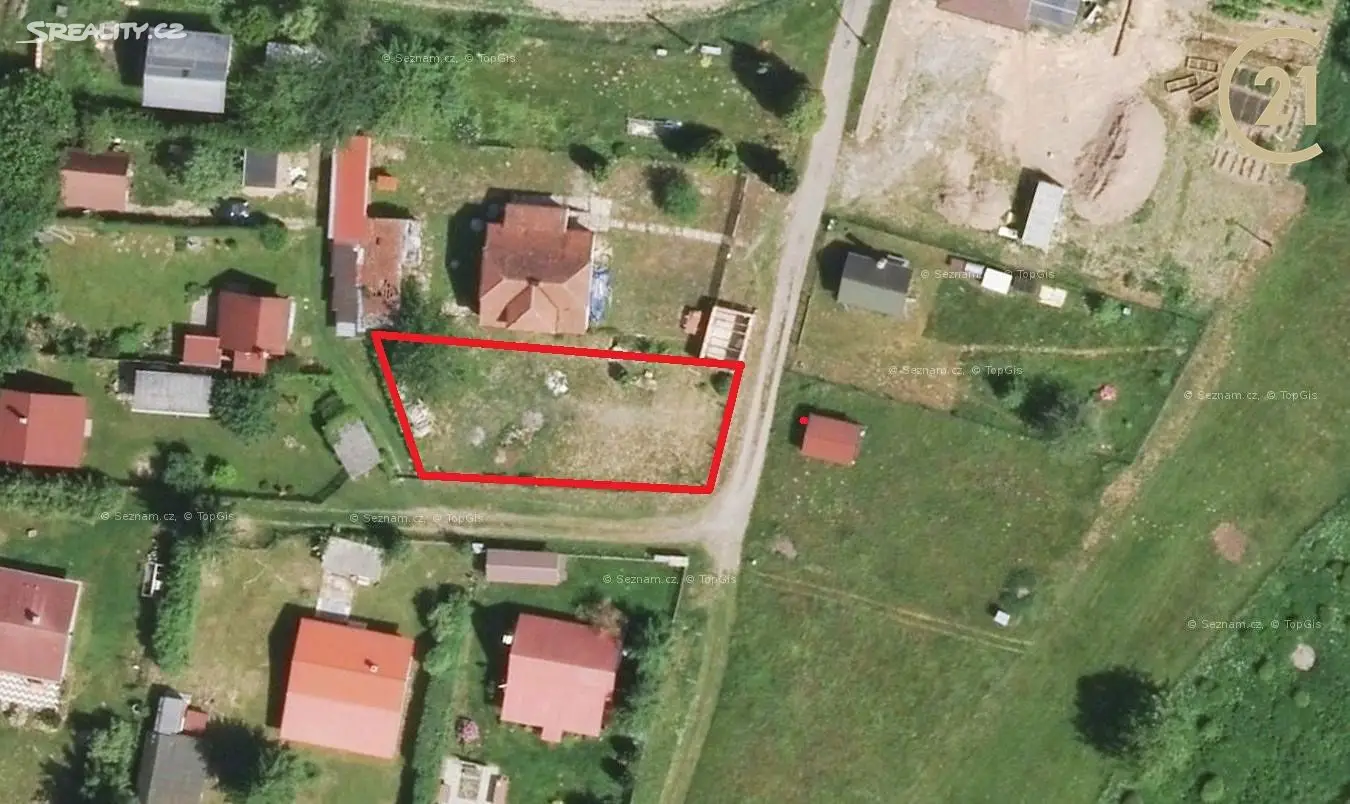 Prodej  stavebního pozemku 411 m², Vlastějovice - Březina, okres Kutná Hora
