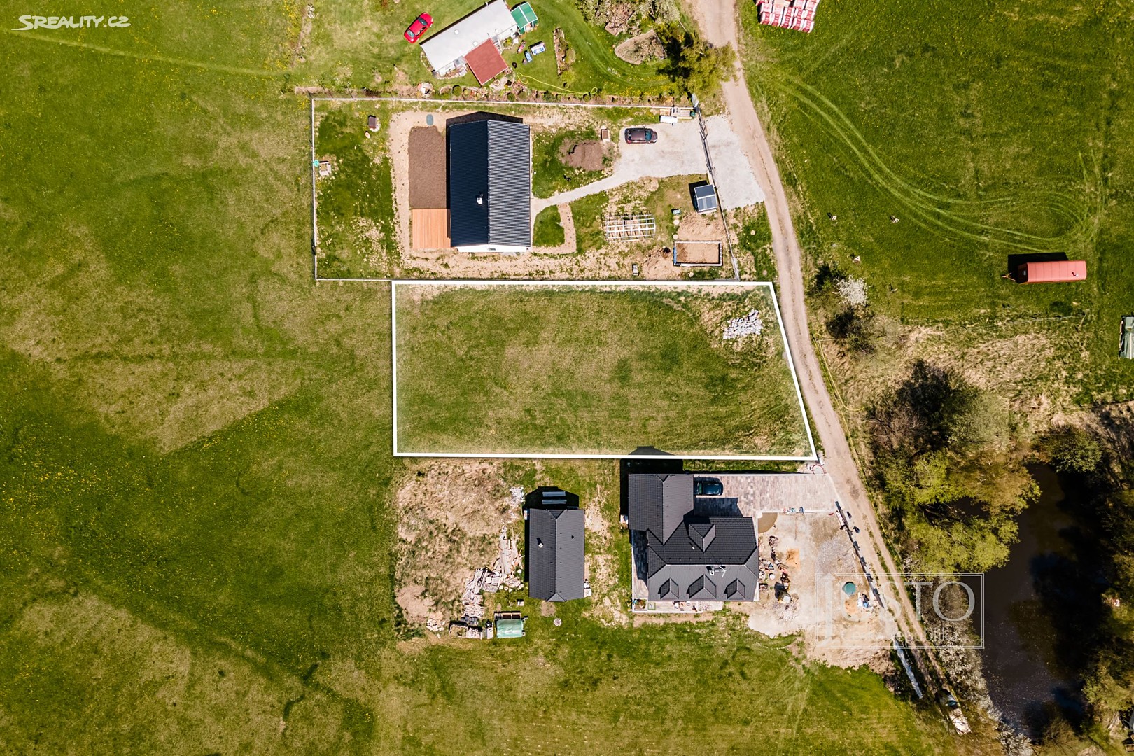 Prodej  stavebního pozemku 1 186 m², Vrábče - Kroclov, okres České Budějovice