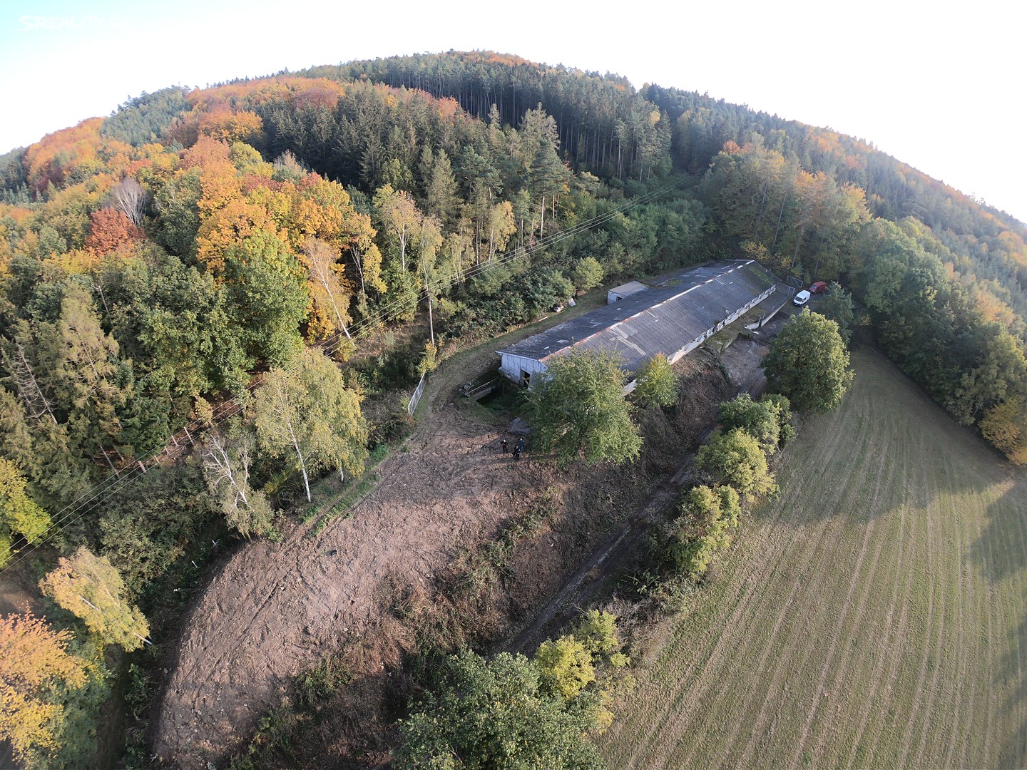 Prodej  stavebního pozemku 3 367 m², Netvořice - Všetice, okres Benešov