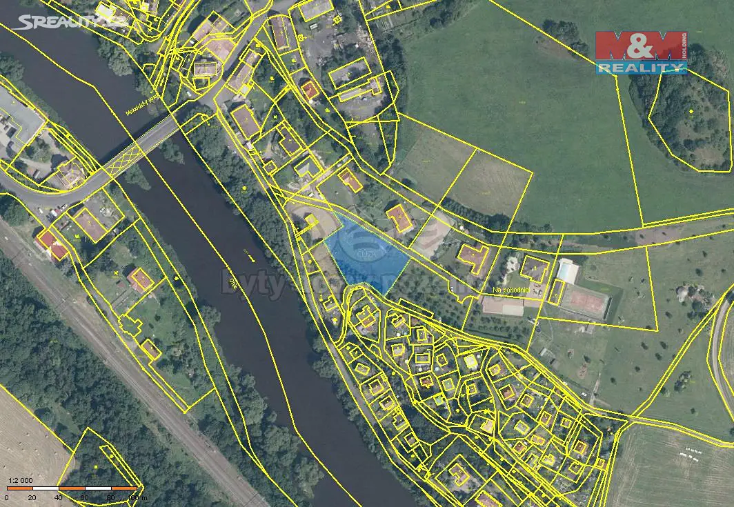Prodej  stavebního pozemku 2 210 m², Perštejn - Lužný, okres Chomutov
