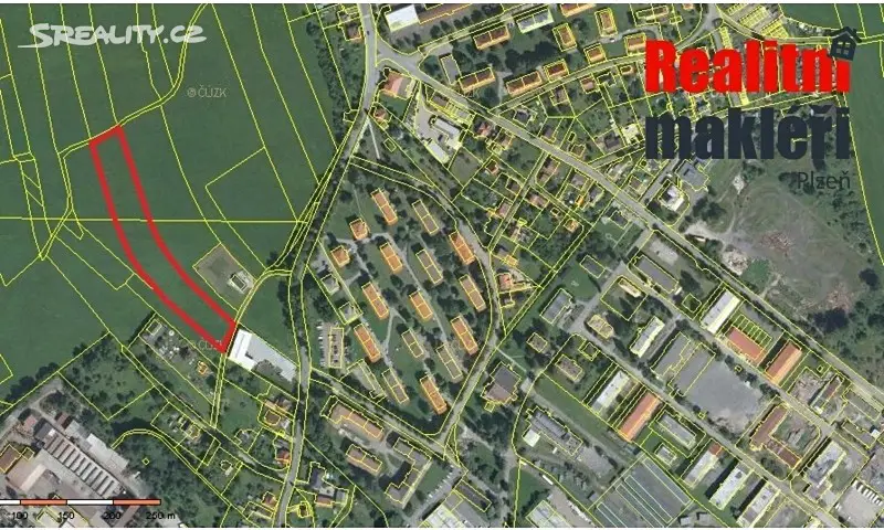 Prodej  stavebního pozemku 8 542 m², Strašice, okres Rokycany