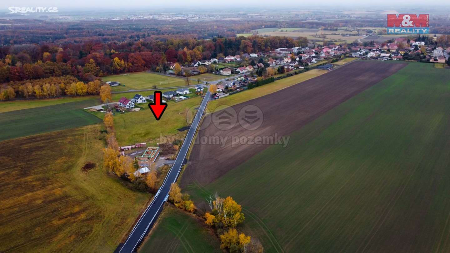 Prodej  stavebního pozemku 1 442 m², Vysoké Chvojno, okres Pardubice