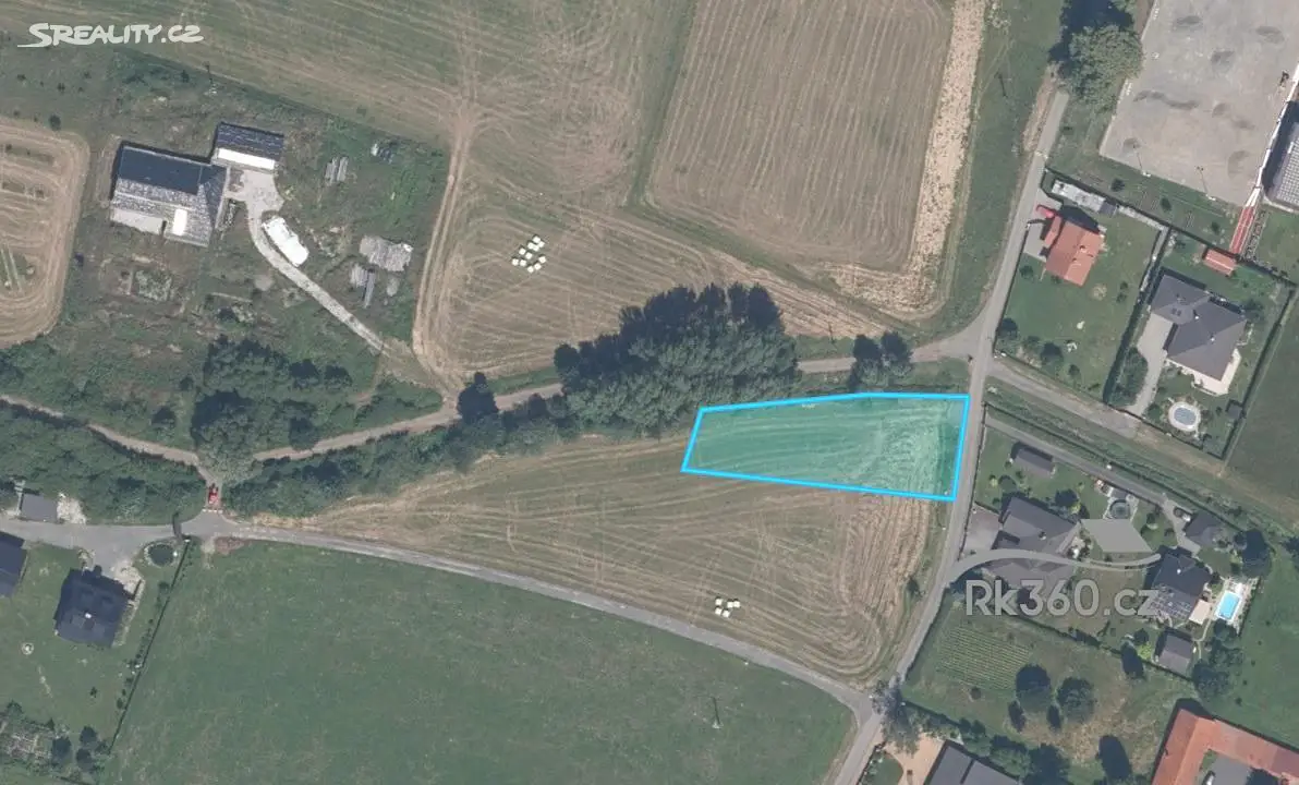 Prodej  stavebního pozemku 1 200 m², Hodslavice, okres Nový Jičín