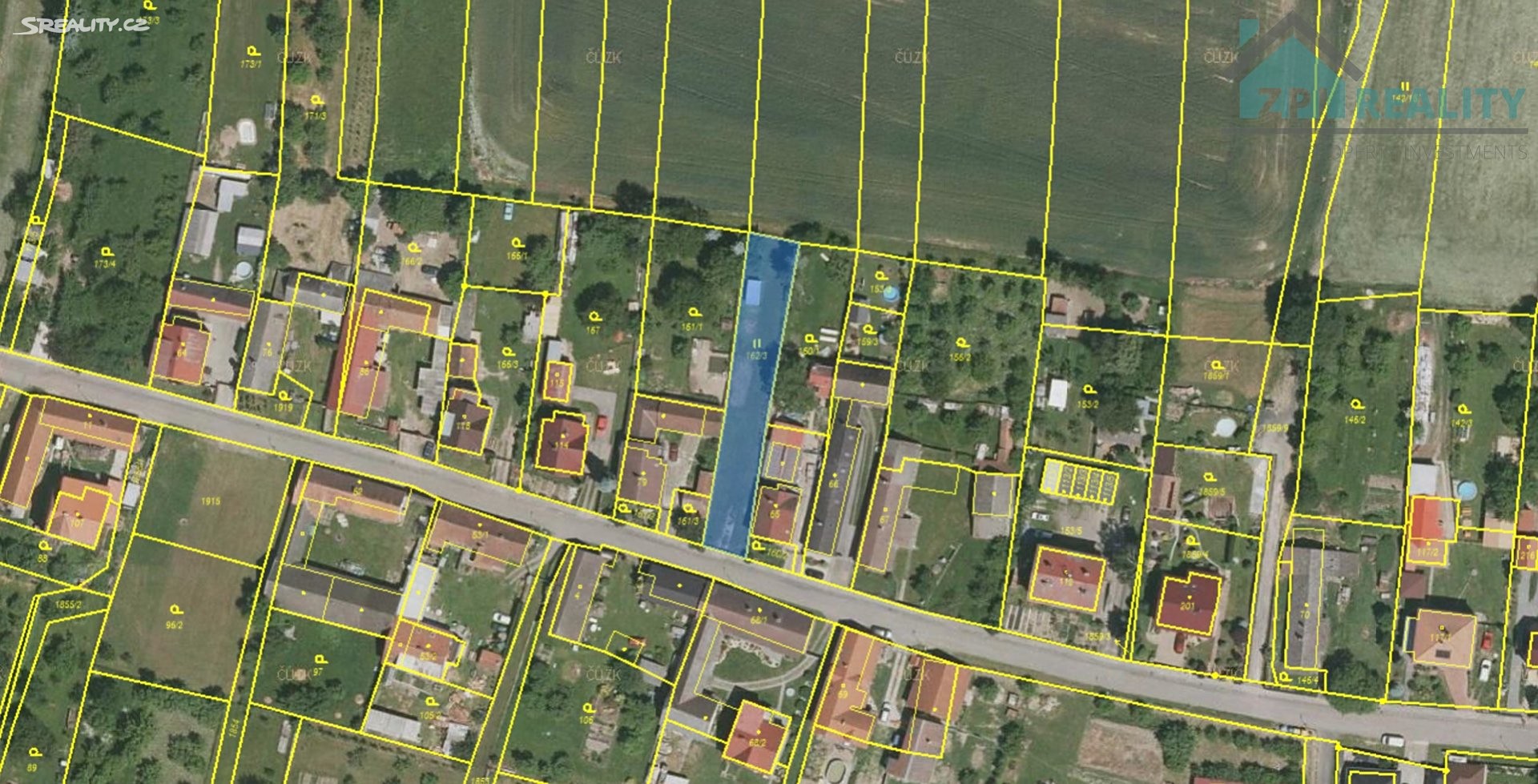Prodej  stavebního pozemku 664 m², Řepeč, okres Tábor