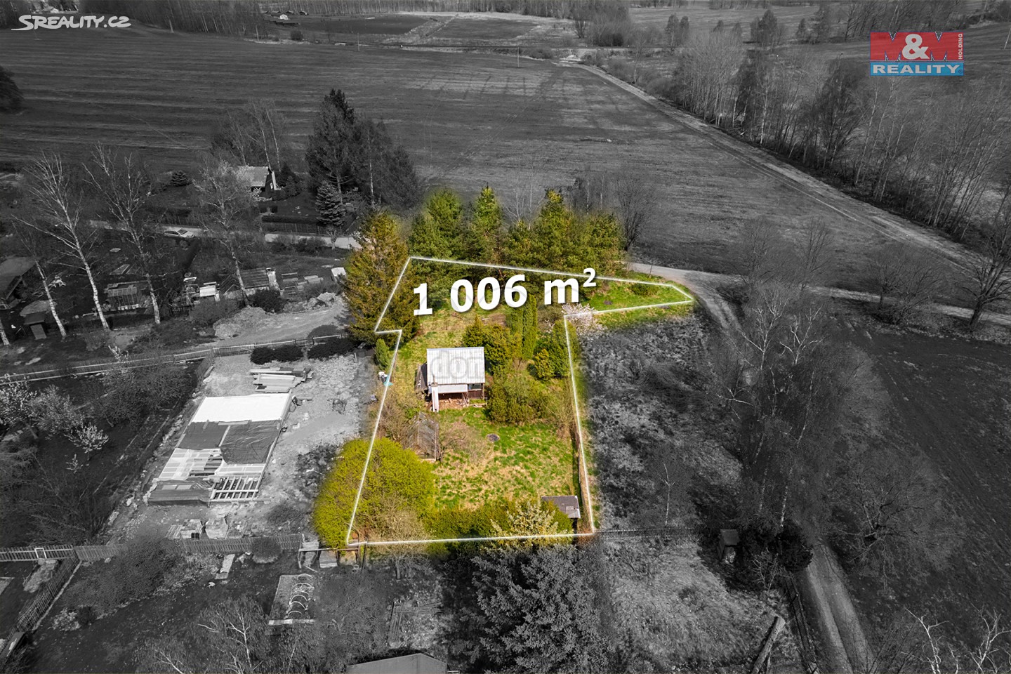 Prodej  zahrady 1 006 m², Šluknov, okres Děčín