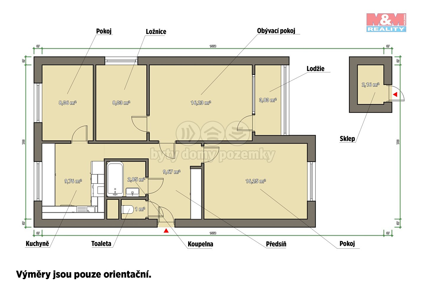 Pronájem bytu 4+1 78 m², Rabštejnská, Plzeň - Bolevec
