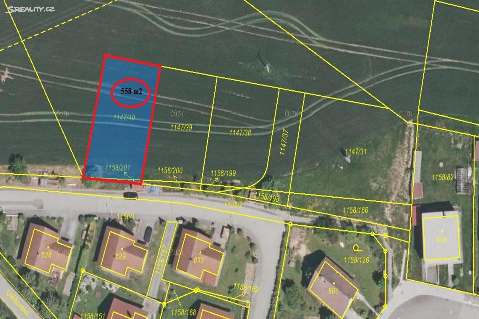 Prodej  stavebního pozemku 558 m², Bavorov, okres Strakonice