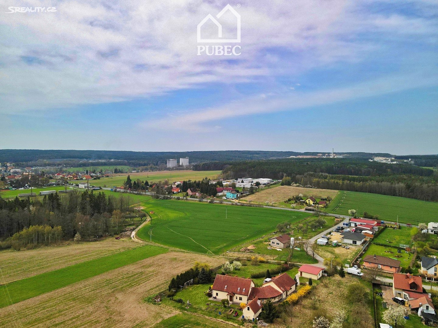 Prodej  stavebního pozemku 2 459 m², Rybnice, okres Plzeň-sever