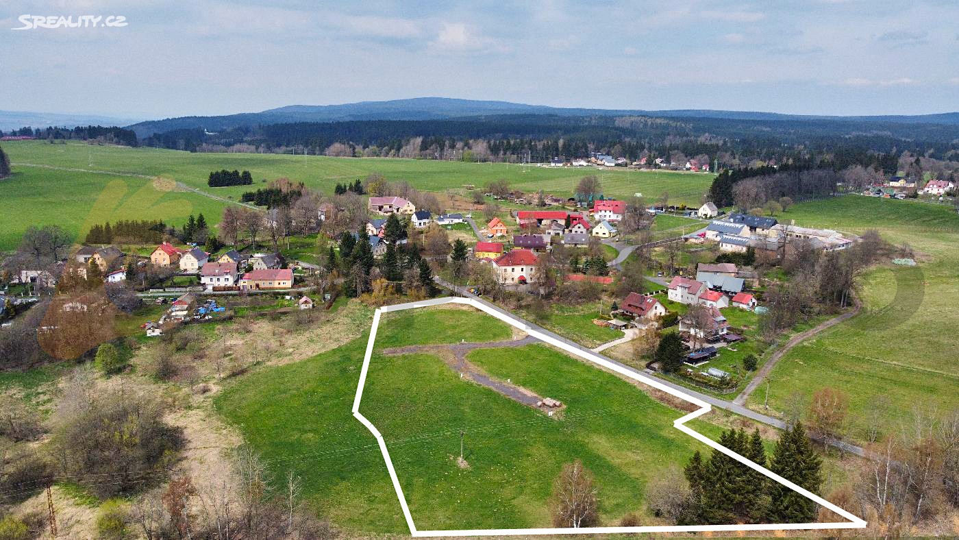 Prodej  stavebního pozemku 10 834 m², Zádub-Závišín - Zádub, okres Cheb