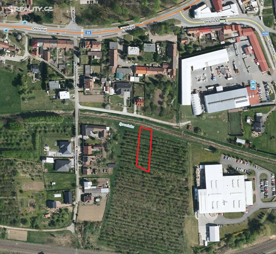 Prodej  komerčního pozemku 119 m², Bzenec, okres Hodonín