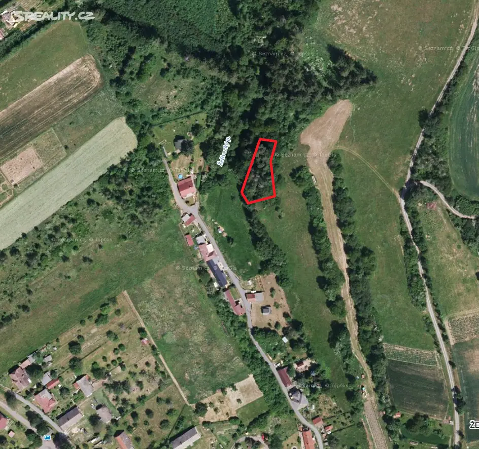 Prodej  lesa 1 129 m², Zruč nad Sázavou - Želivec, okres Kutná Hora