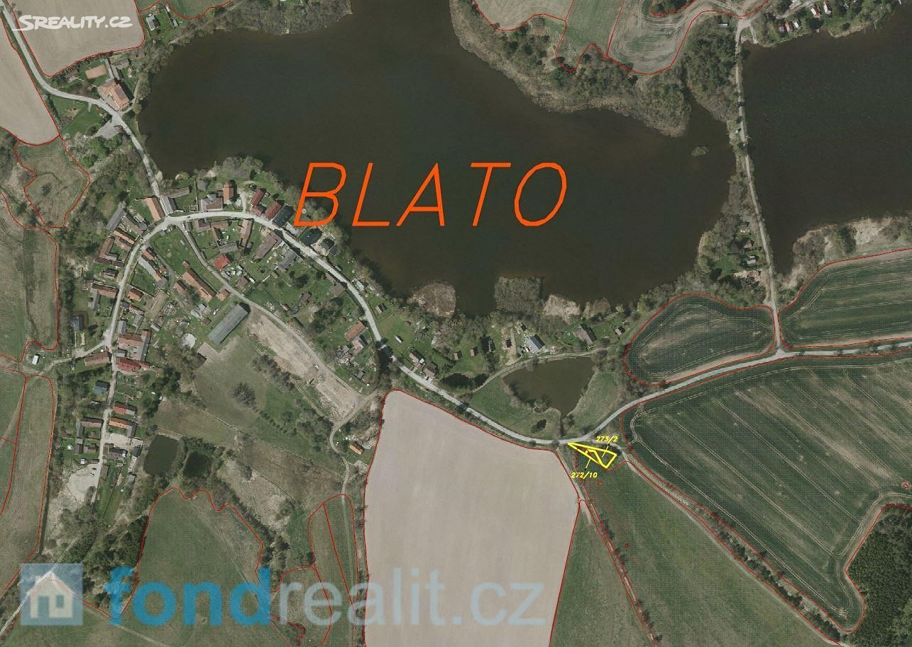 Prodej  pozemku 566 m², Nová Bystřice - Blato, okres Jindřichův Hradec