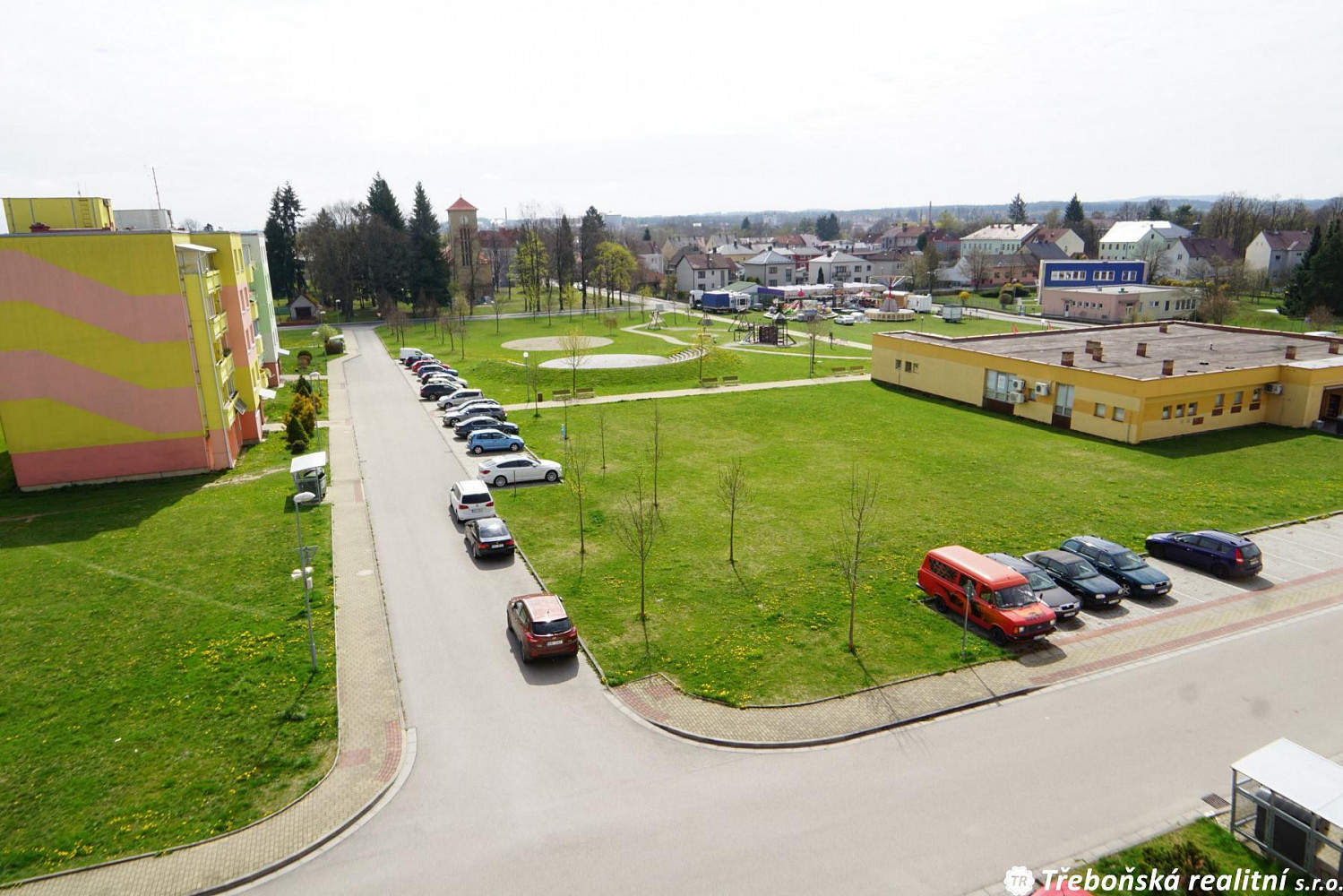 Sídliště na Sadech, České Velenice, okres Jindřichův Hradec