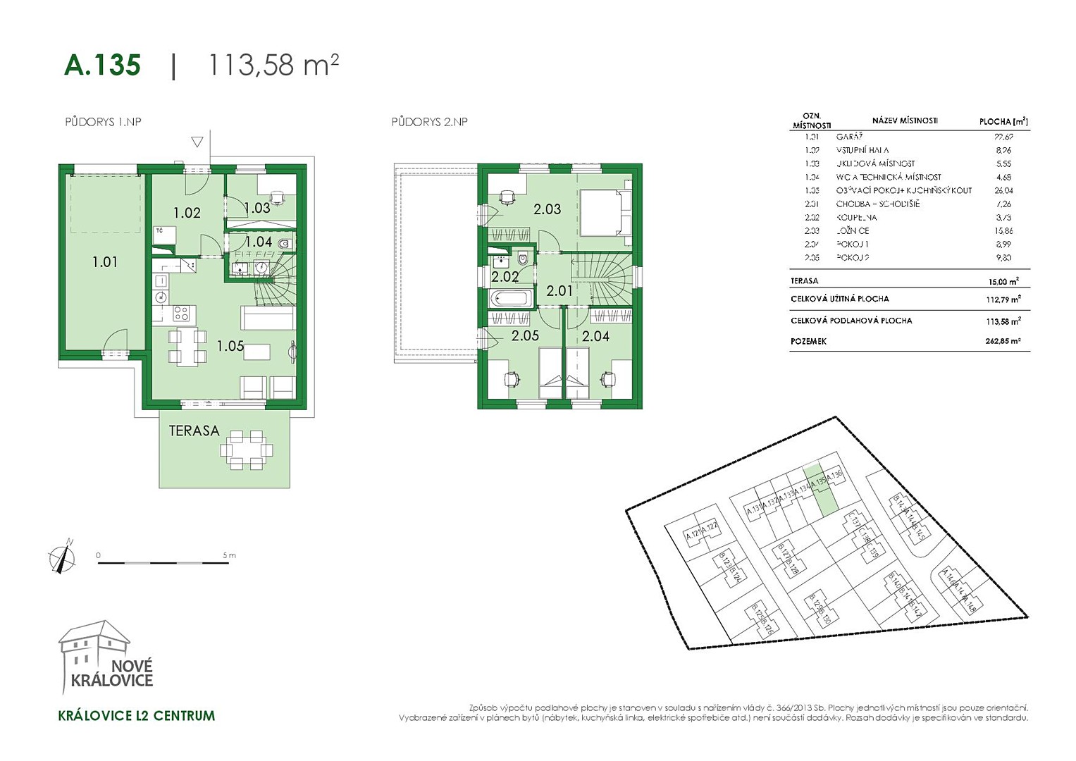 Prodej  rodinného domu 113 m², pozemek 263 m², K Markétě, Praha - Královice