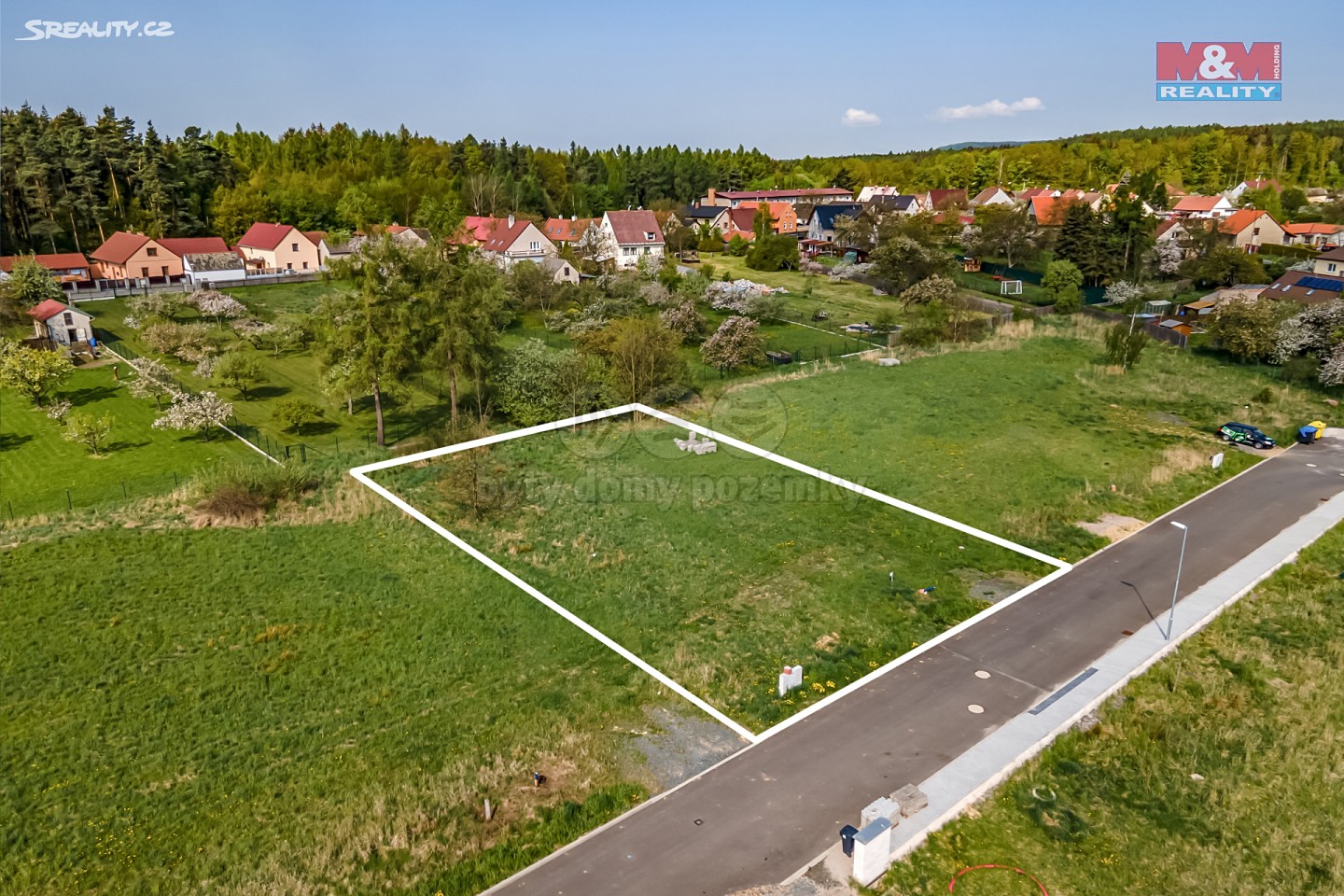 Prodej  stavebního pozemku 1 149 m², Ruda, okres Rakovník