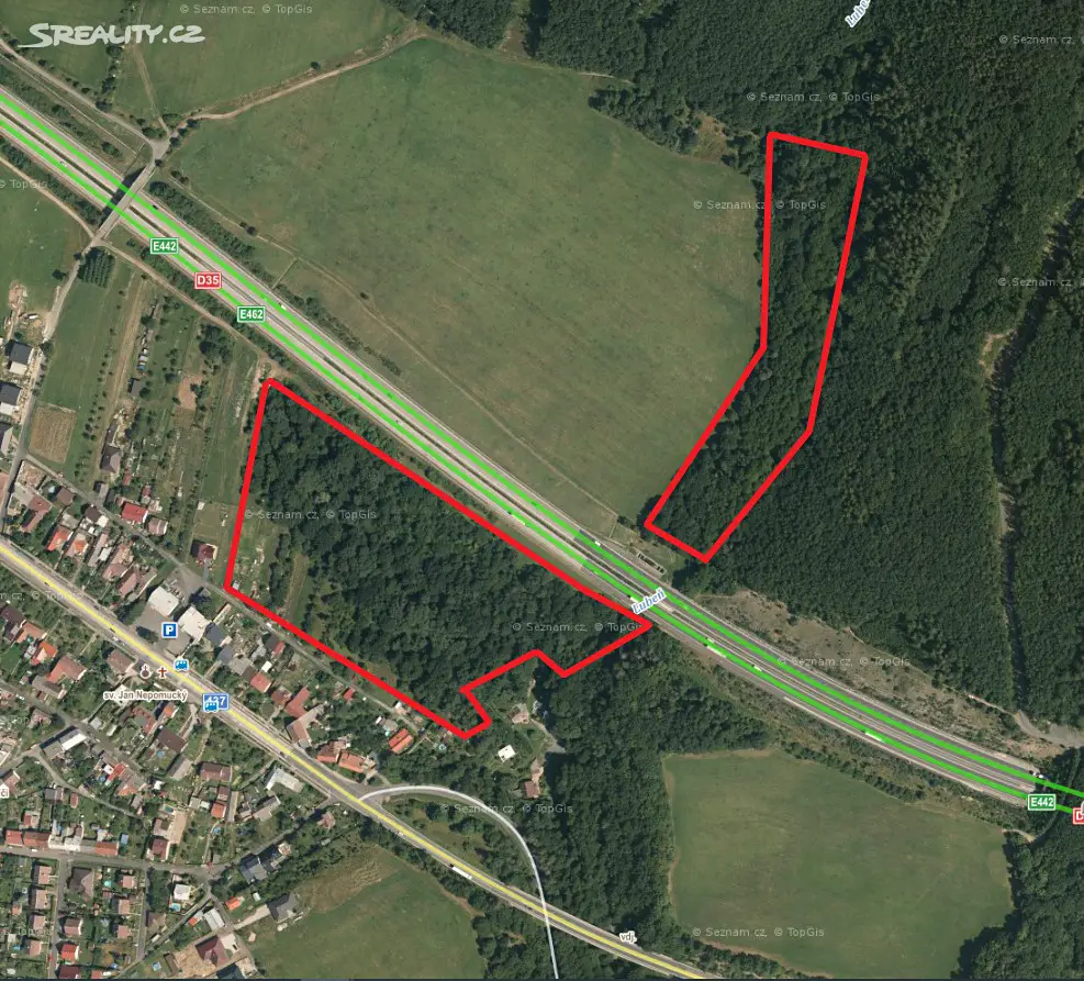 Prodej  lesa 593 m², Dolní Újezd - Skoky, okres Přerov