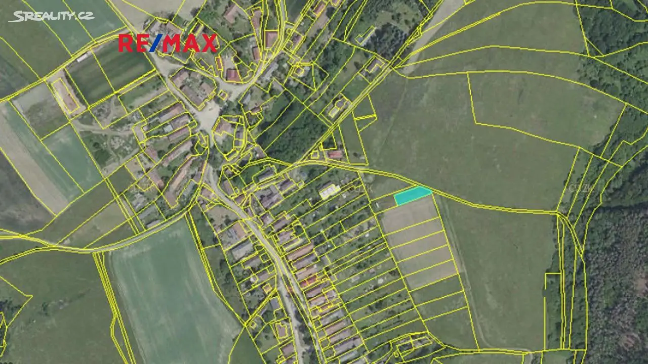 Prodej  stavebního pozemku 668 m², Branov, okres Rakovník