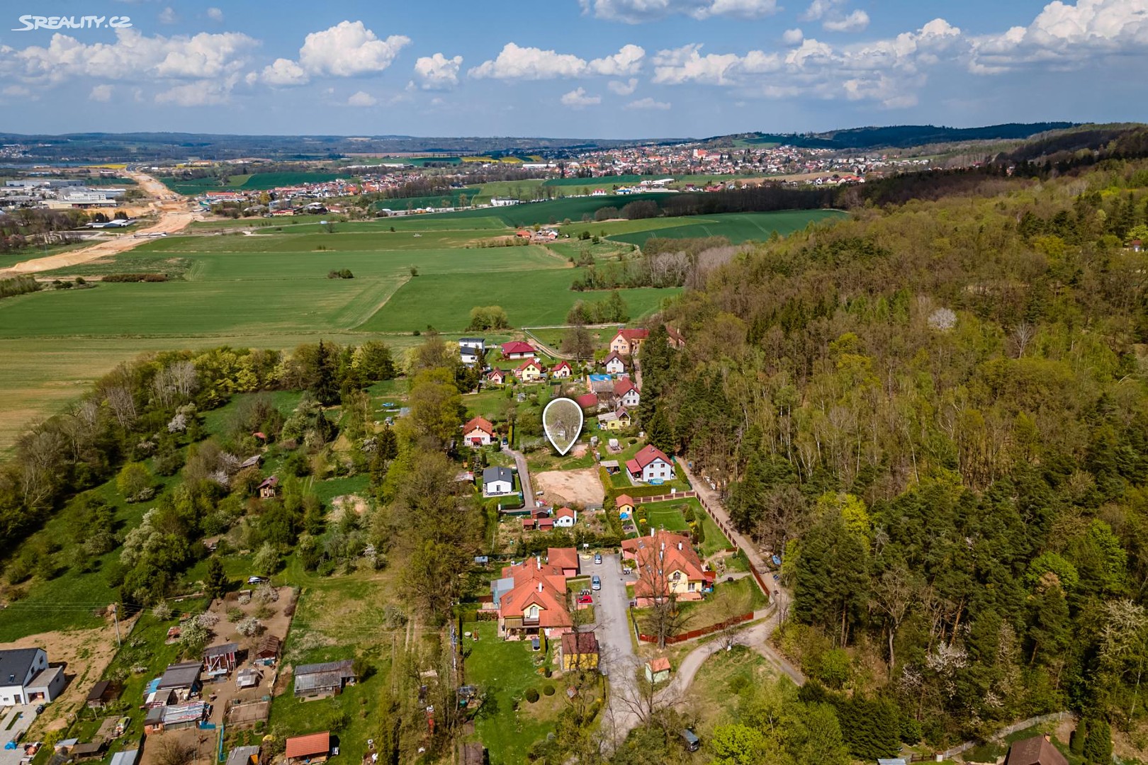 Prodej  stavebního pozemku 525 m², Dobrá Voda u Českých Budějovic, okres České Budějovice