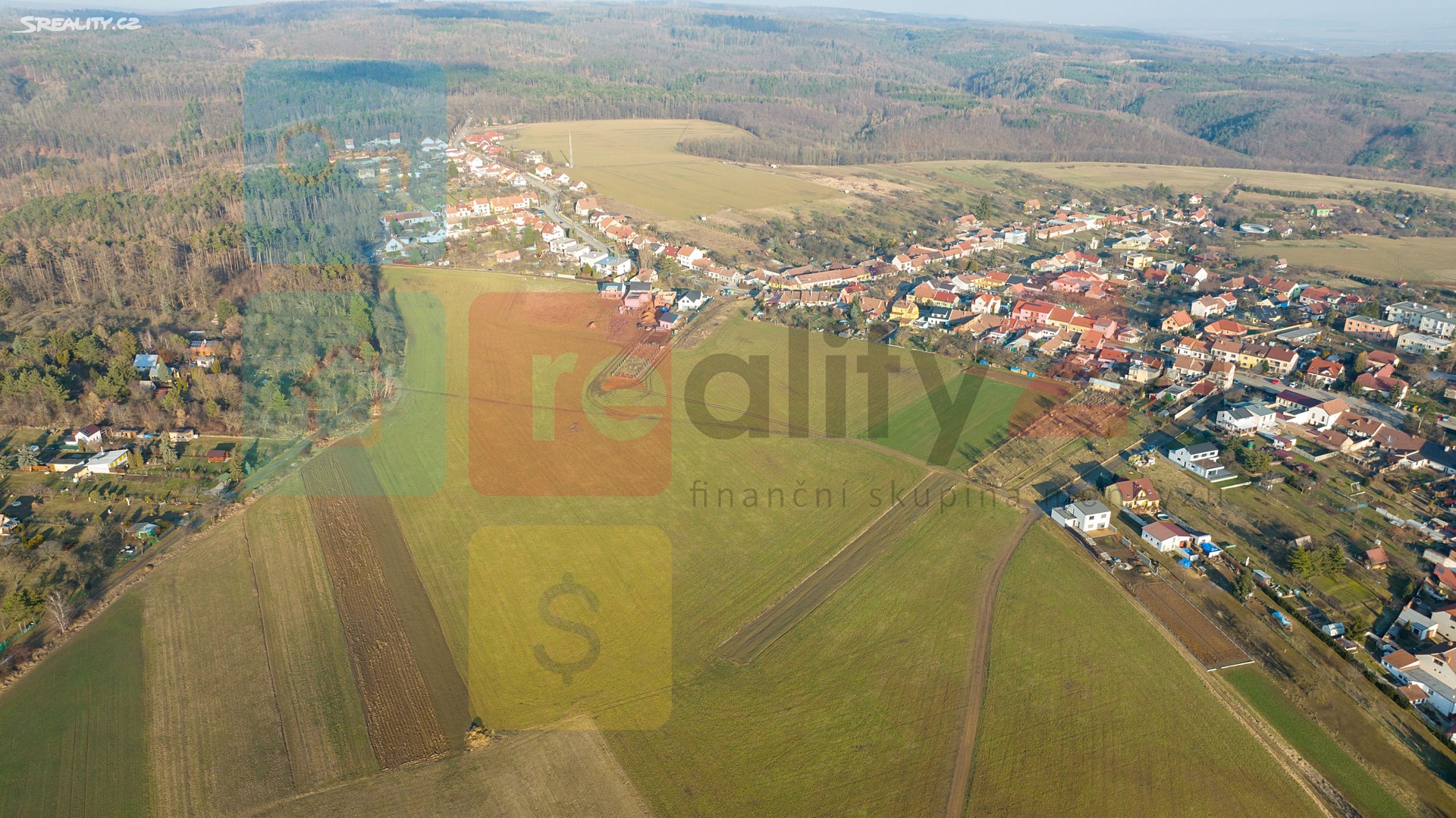 Prodej  stavebního pozemku 2 714 m², Pozořice, okres Brno-venkov