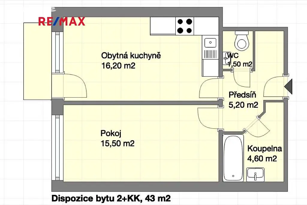 Prodej bytu 2+kk 43 m², Karla Nového, Benešov
