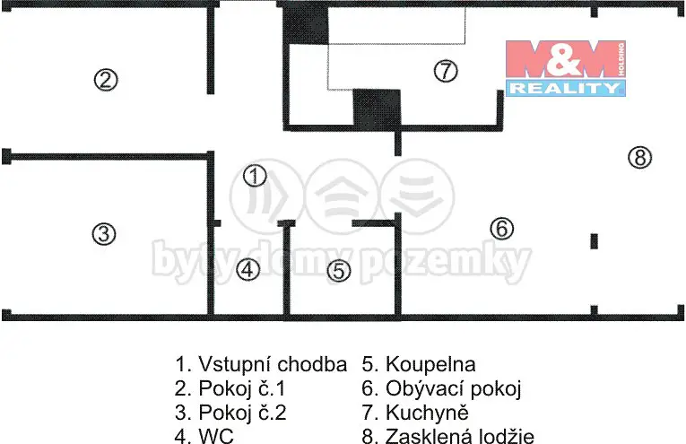 Prodej bytu 3+1 75 m², Poznaňská, Praha 8 - Bohnice