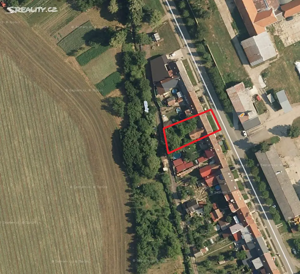 Prodej  stavebního pozemku 88 m², Horní Němčí, okres Uherské Hradiště
