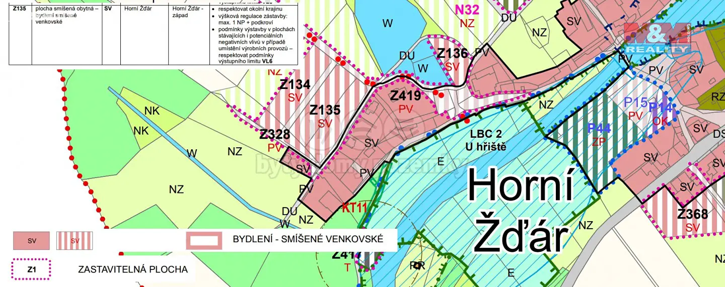Prodej  stavebního pozemku 1 700 m², Jindřichův Hradec - Horní Žďár, okres Jindřichův Hradec