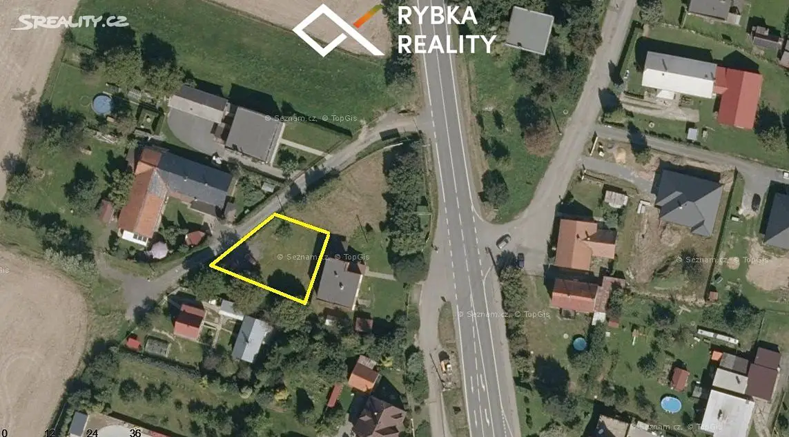 Prodej  stavebního pozemku 616 m², Mošnov, okres Nový Jičín