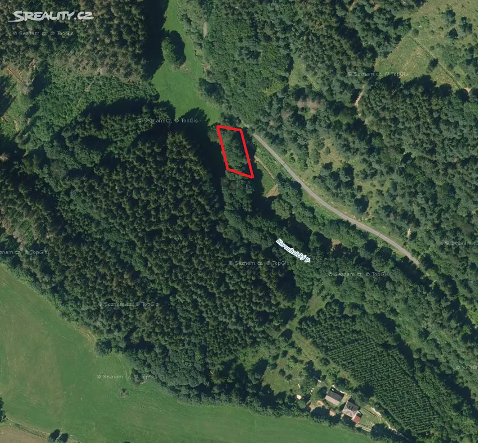 Prodej  lesa 394 m², Chlum-Korouhvice - Korouhvice, okres Žďár nad Sázavou