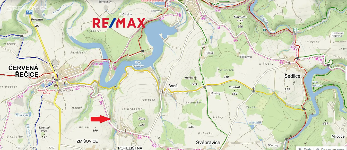 Prodej  pozemku 289 m², Červená Řečice, okres Pelhřimov