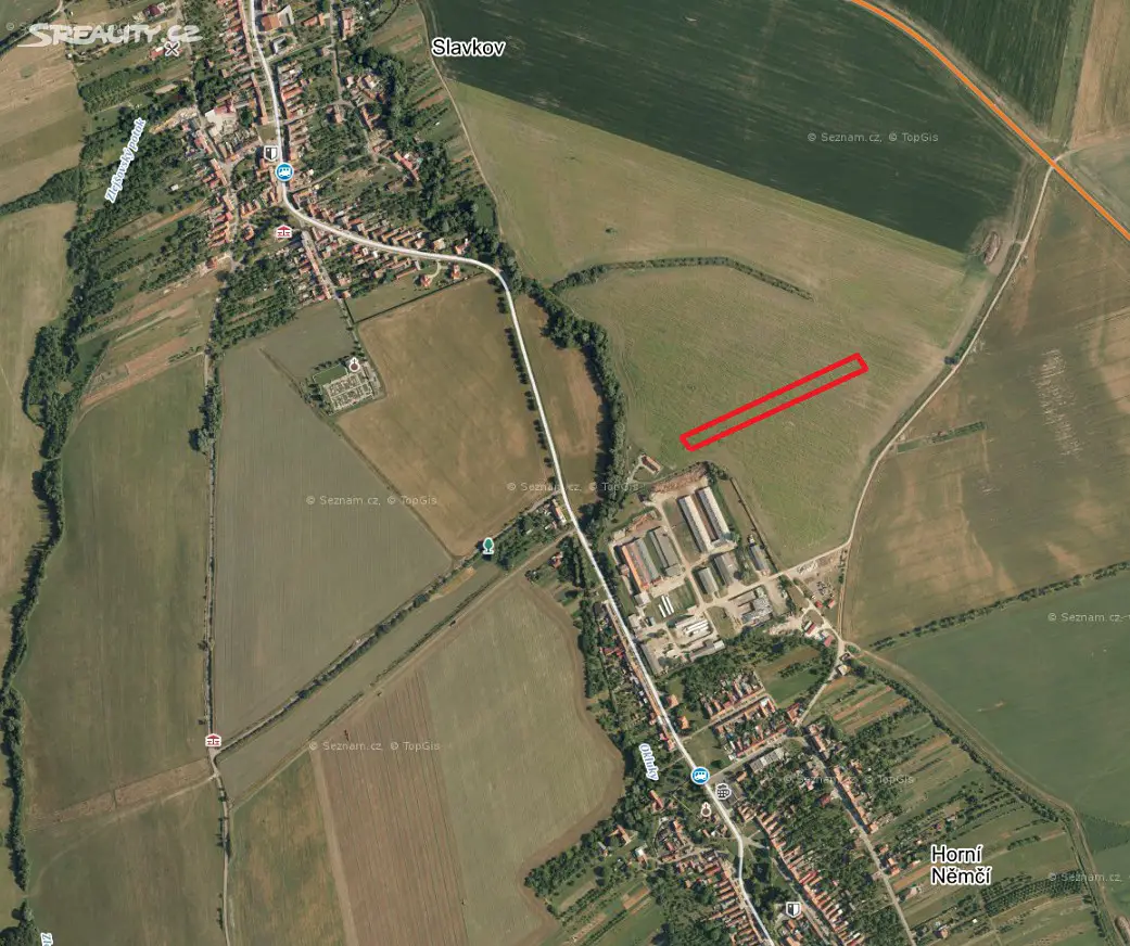 Prodej  pole 345 m², Horní Němčí, okres Uherské Hradiště