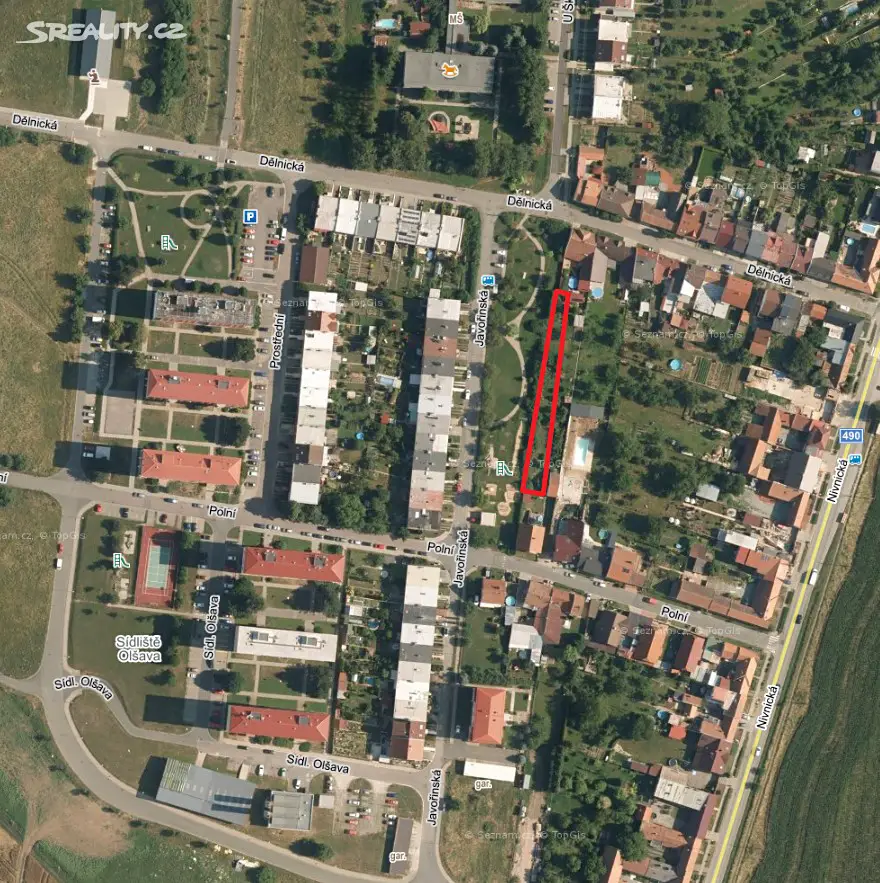 Prodej  zahrady 170 m², Uherský Brod, okres Uherské Hradiště