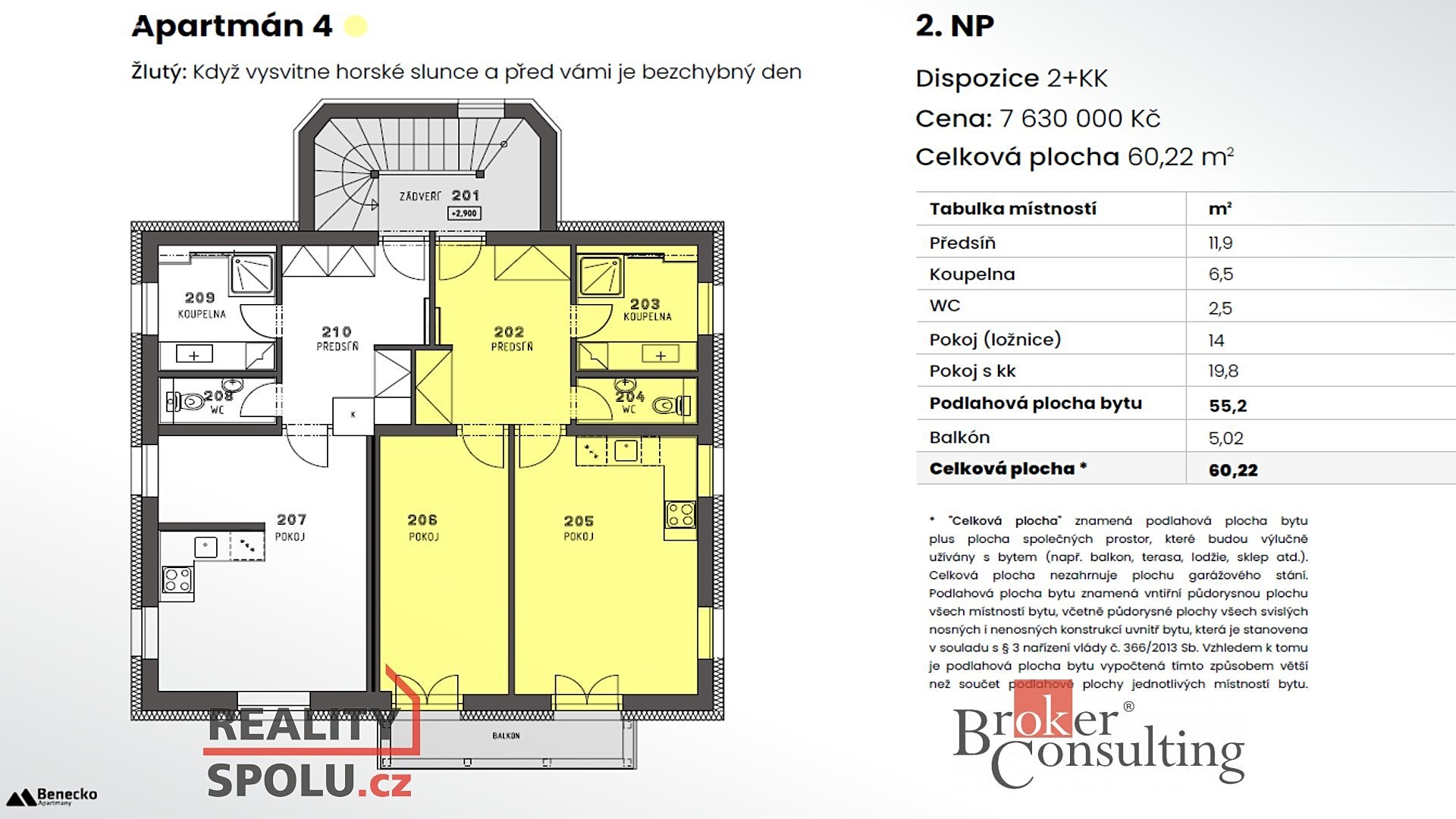 Prodej bytu 2+kk 60 m², Benecko - Horní Štěpanice, okres Semily