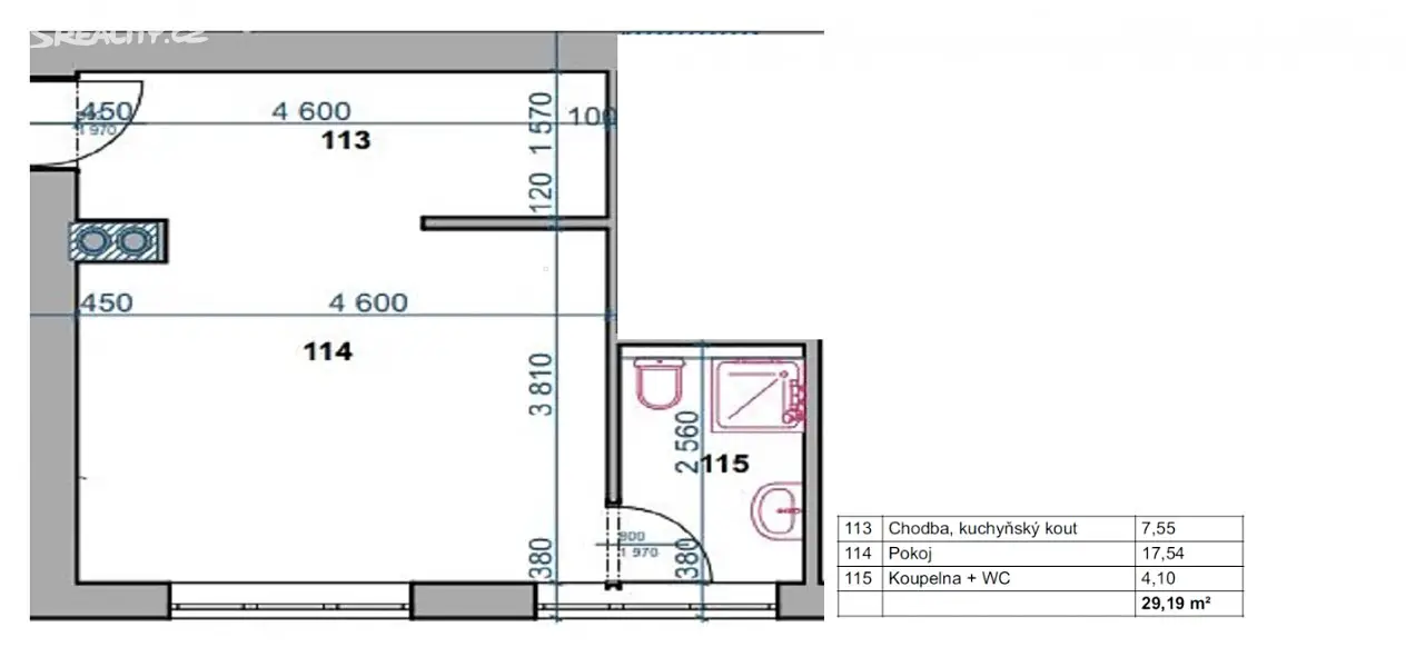 Prodej bytu 1+kk 29 m², Míru, Frýdek-Místek - Frýdek