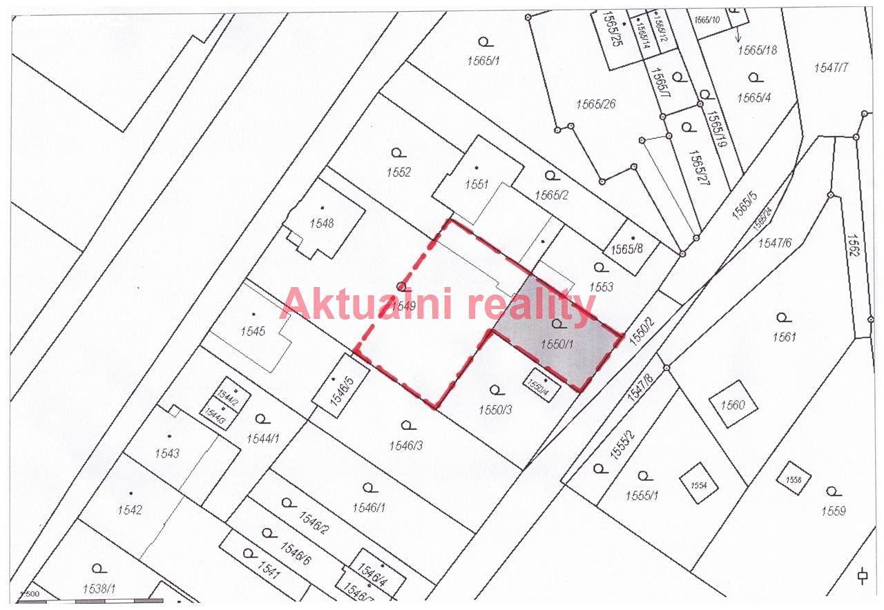 Prodej  stavebního pozemku 707 m², České Budějovice - České Budějovice 3, okres České Budějovice