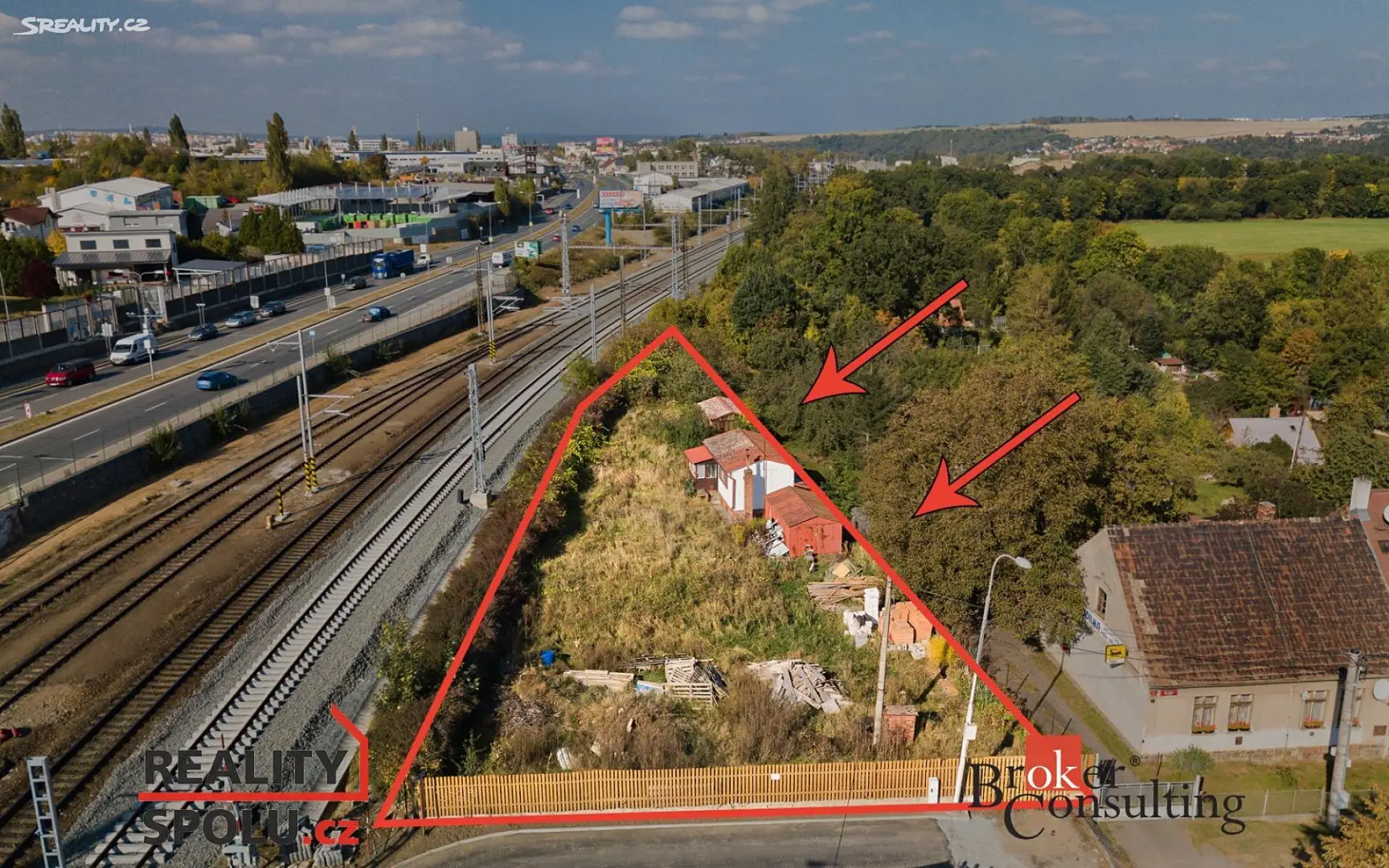 Prodej  stavebního pozemku 1 325 m², Plzeň - Koterov, okres Plzeň-město