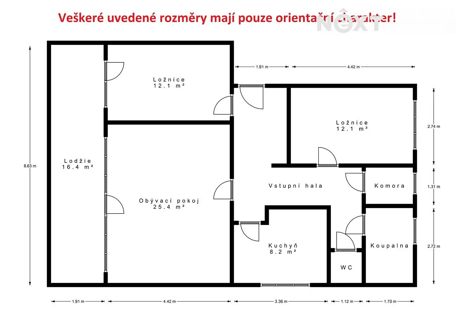 Pronájem bytu 3+kk 102 m², Rodvinovská, Praha 4 - Krč