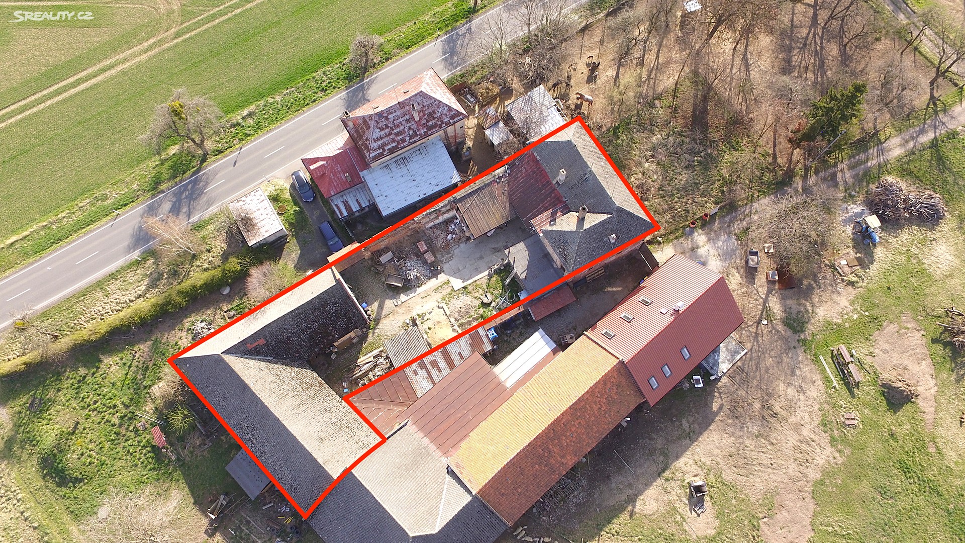 Prodej  zemědělské usedlosti 243 m², pozemek 2 808 m², Prostřední mlýn, Týn nad Bečvou