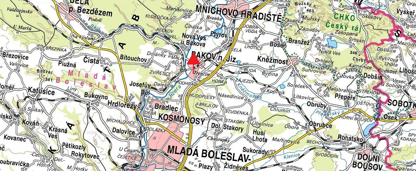 Bakov nad Jizerou, okres Mladá Boleslav