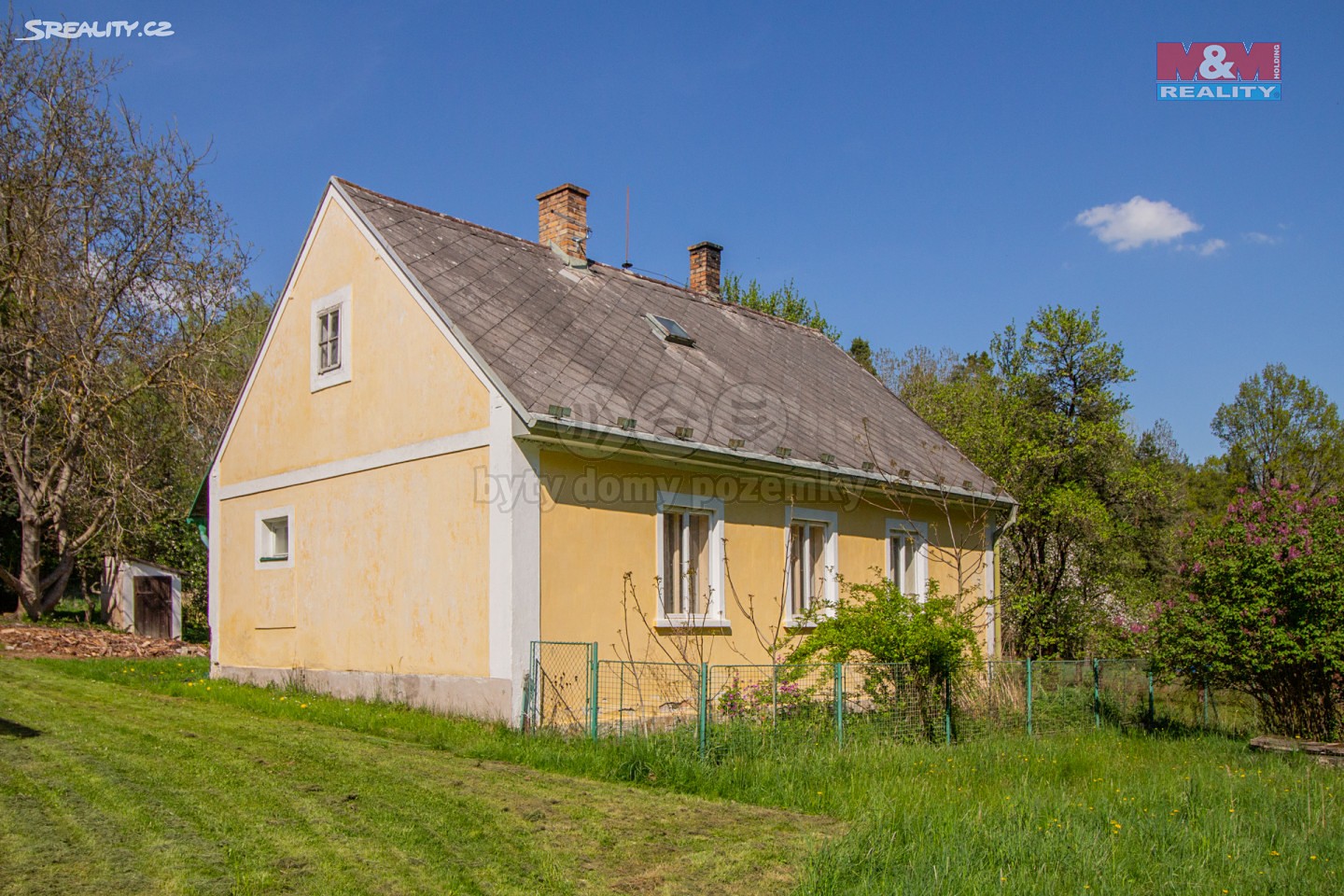 Prodej  chalupy 68 m², pozemek 223 m², Borovany - Vrcov, okres České Budějovice