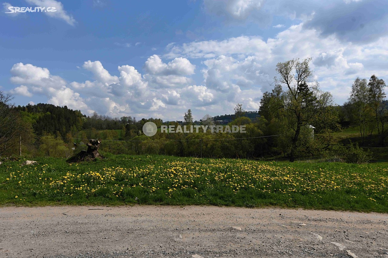 Prodej  stavebního pozemku 1 346 m², Kašperské Hory - Tuškov, okres Klatovy