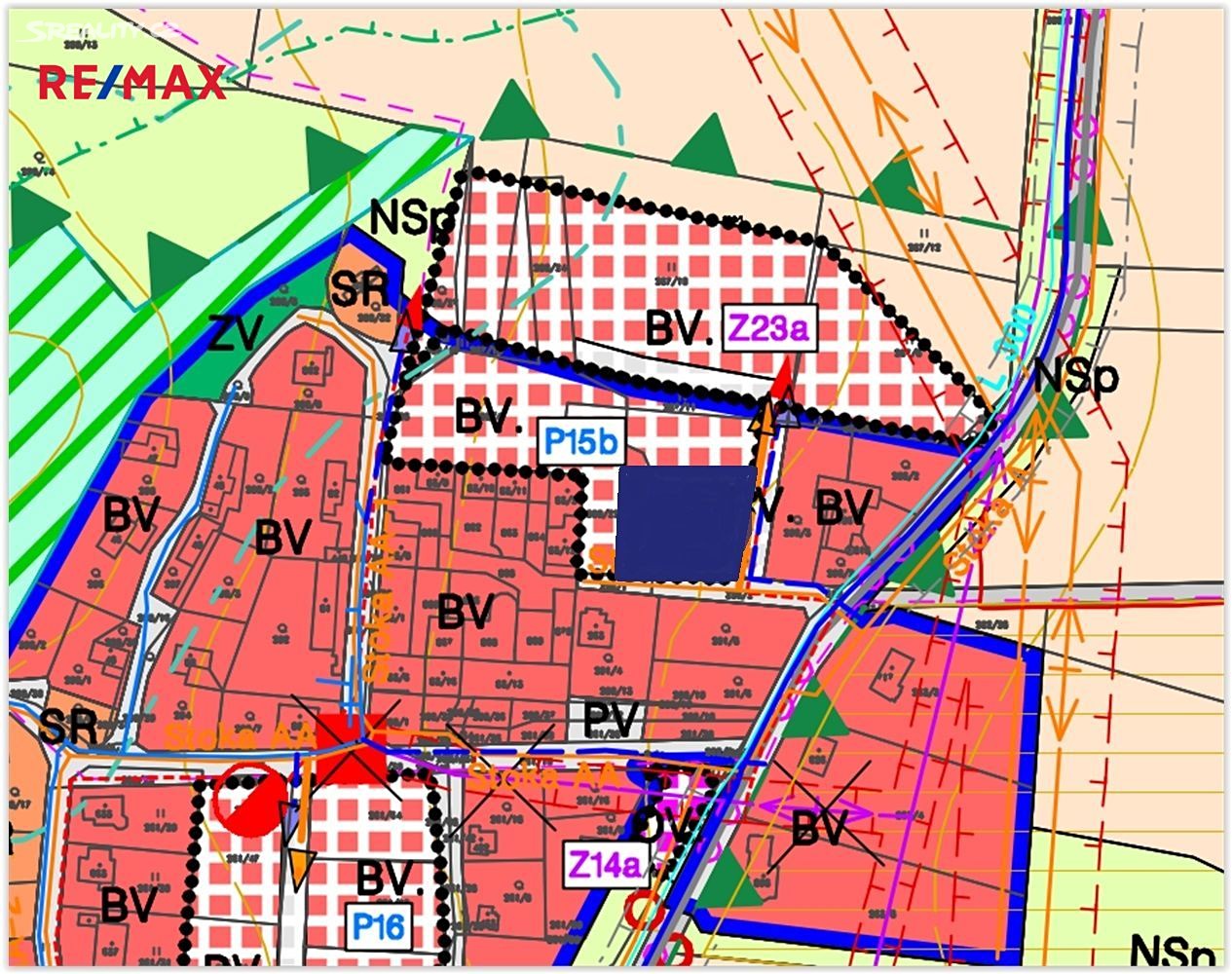 Prodej  stavebního pozemku 1 304 m², Černolice, okres Praha-západ