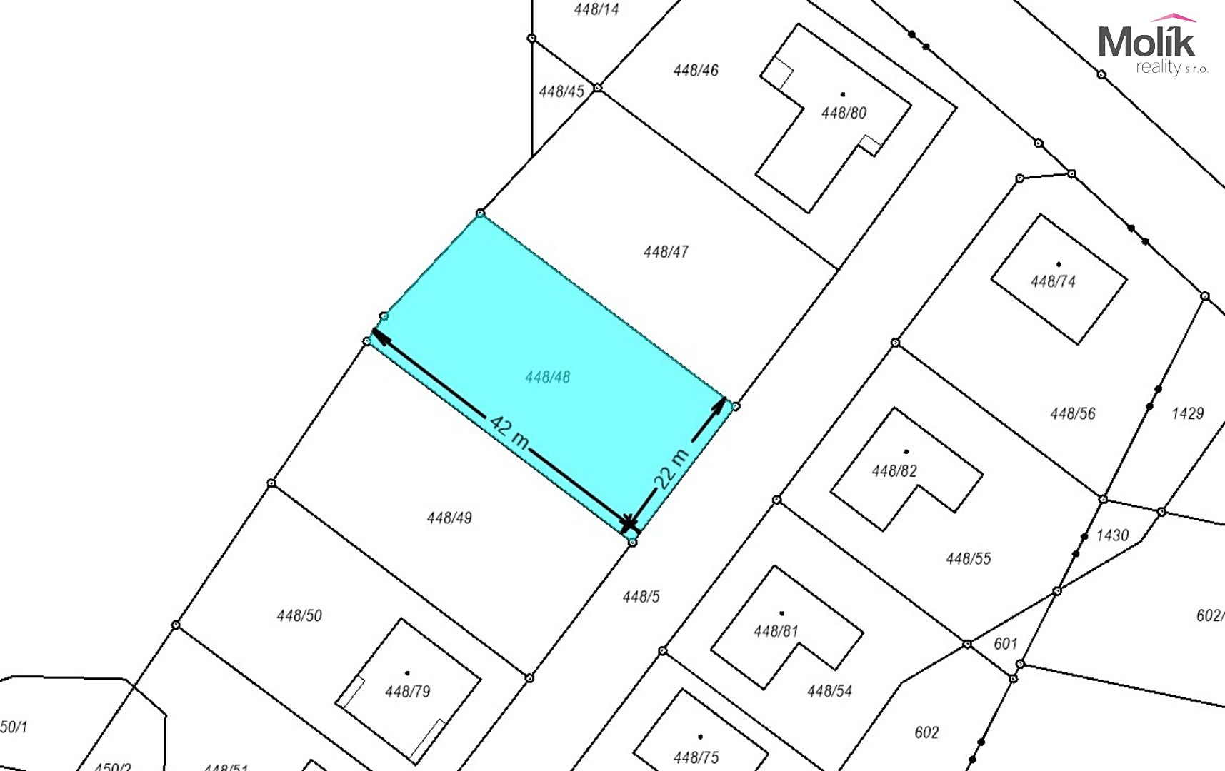 Prodej  stavebního pozemku 932 m², Na Barborce, Dubí - Mstišov